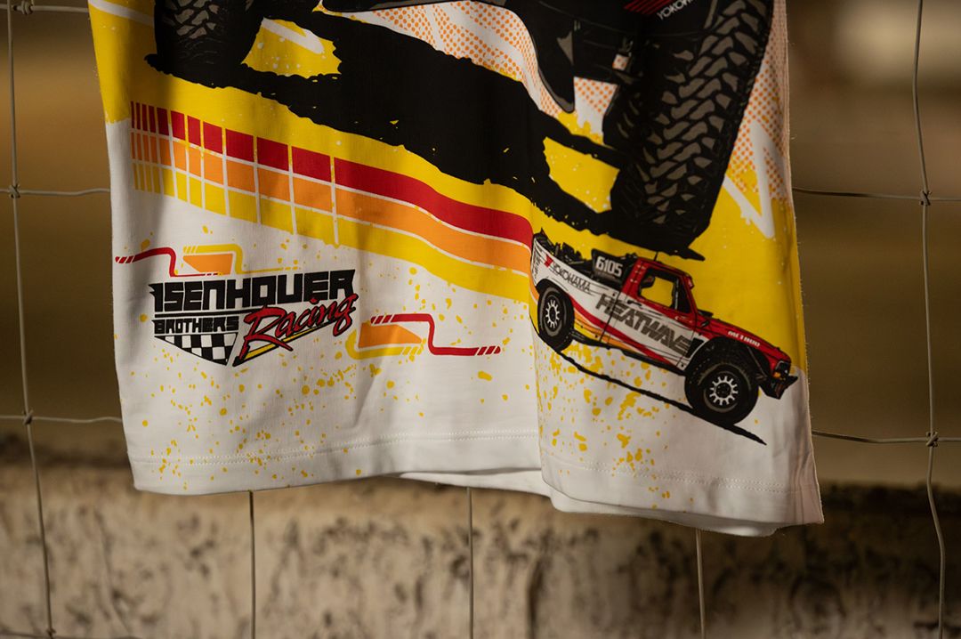 Heat Wave ISENHOUER Racing T-Shirt WHITE