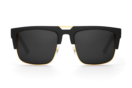 Interceptor Sunglasses: Black/Gold