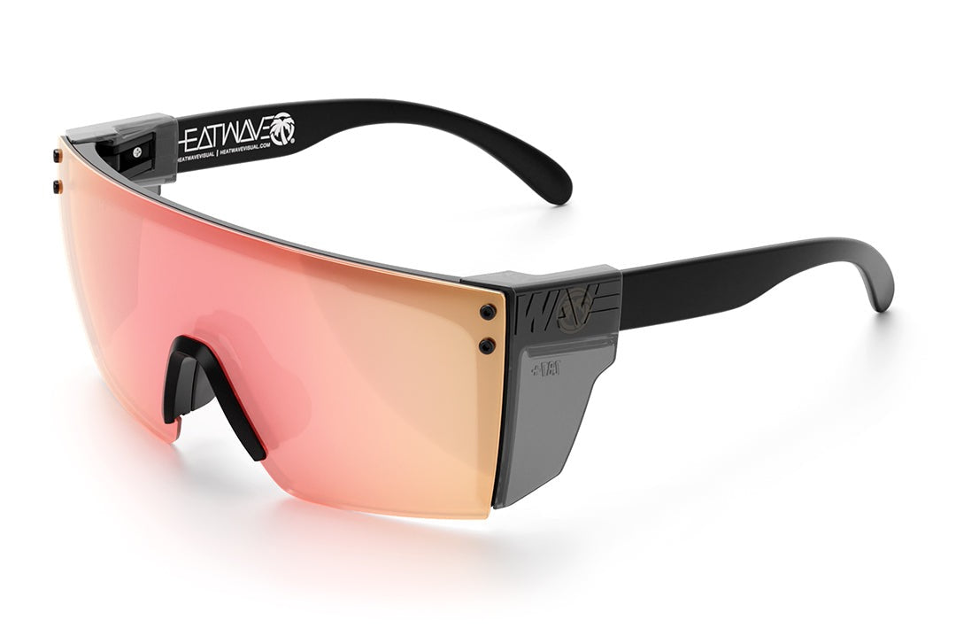 Lazer Face Sunglasses: Rose Gold Z.87