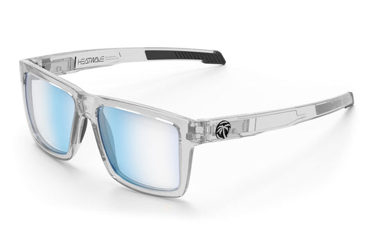 Performance Vise Sunglasses: Vapor Clear Frame Blue Light Blocking Lens Z87+