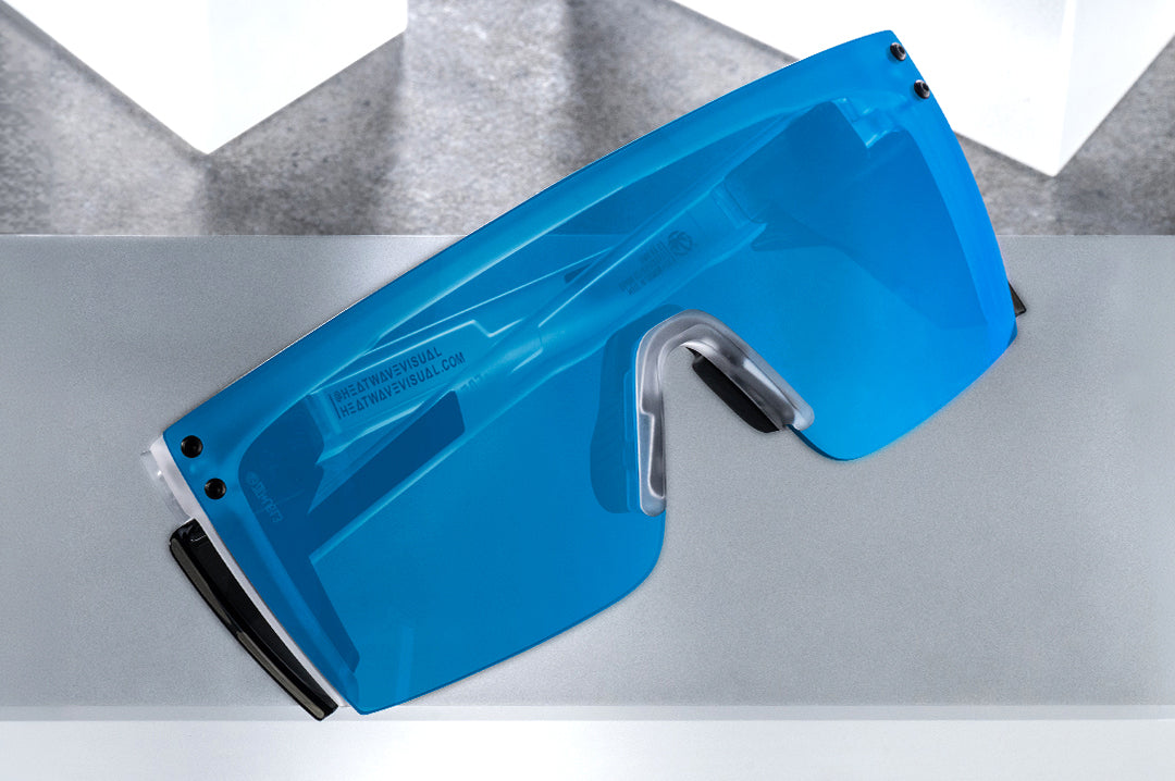 Performance Lazer Face Sunglasses: Vapor Frost Frame Coastal Lens Z87+