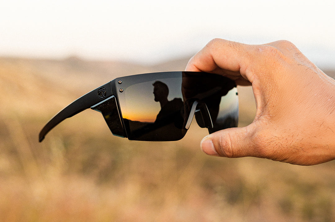 Performance XL Lazer Face Sunglasses: Ultra Black Z87+