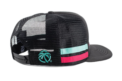 Heat Wave Y2K Racing Hat - Black