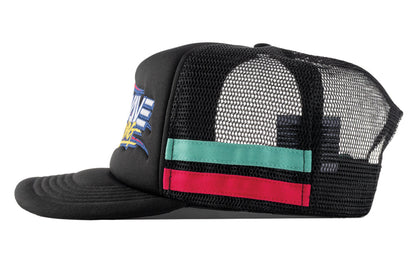 Heat Wave Y2K Racing Hat - Black