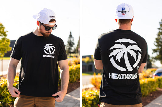 Heat Wave Billboard T-Shirt BLACK