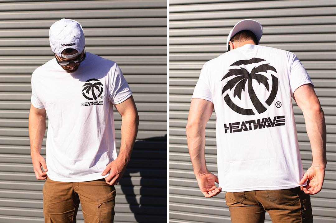 Heat Wave Billboard T-Shirt WHITE