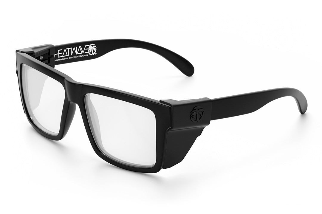 VISE Z87 Sunglasses Black Frame: Clear Lens