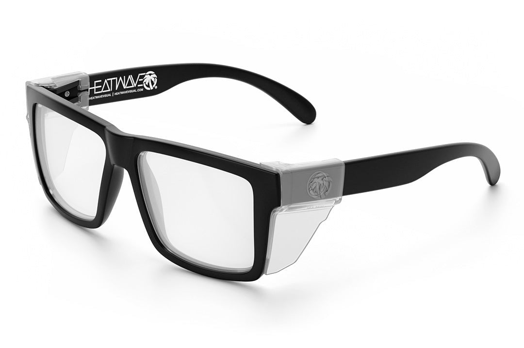 VISE Z87 Sunglasses Black Frame: Clear Lens