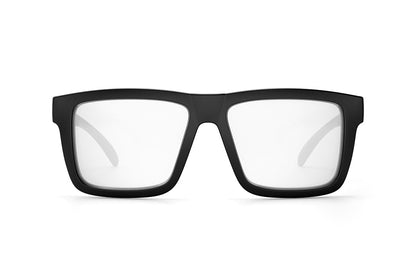 XL VISE Z87 Sunglasses Black Frame: Clear Lens