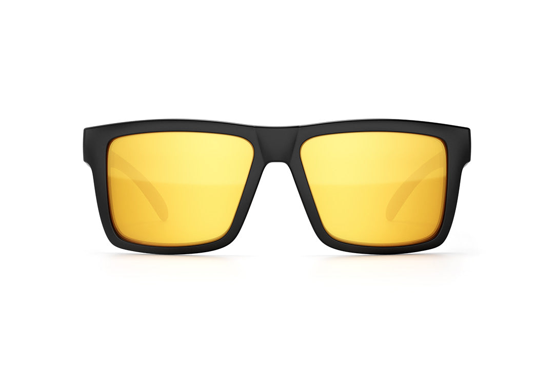 VISE Z87 Sunglasses Black Frame: Gold Lens