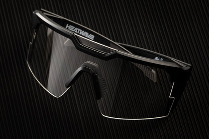 Future Tech Sunglasses: Black Frame Clear Lens Z87+