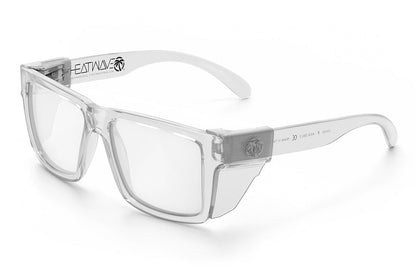 VISE Z87 Sunglasses Vapor Clear Frame: Tuff-Tec Clear Lens