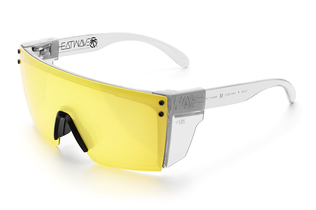 Lazer Face Glasses: HI-VIS YELLOW Z87