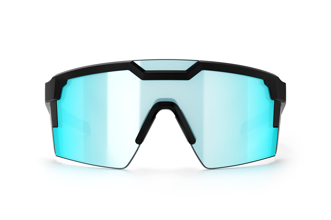 Future Tech Sunglasses: Black Frame Arctic Chrome Z87+