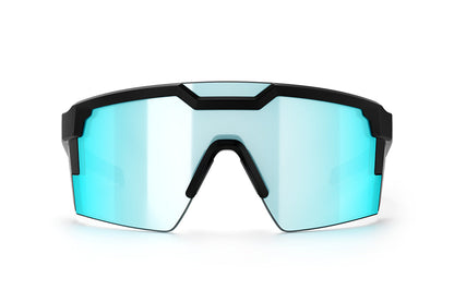 Future Tech Sunglasses: Black Frame Arctic Chrome Z87+