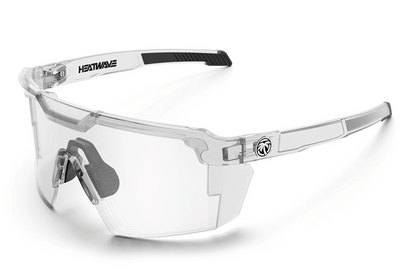 Future Tech Sunglasses: VAPOR CLEAR Frame Photochromic Lens Z87+