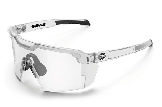 Future Tech Sunglasses: VAPOR CLEAR Frame Photochromic Lens Z87+