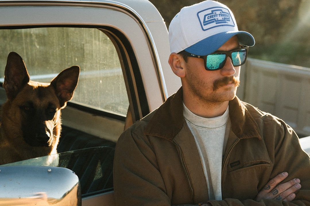 Heat Wave Chevy Trucks by ChevroletⓇ Hat - White