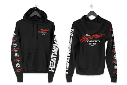Heat Wave X Chevrolet Heartbeat of America Sweatshirt - Black and Red