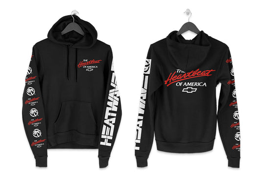 Heat Wave X Chevrolet Heartbeat of America Sweatshirt - Black and Red