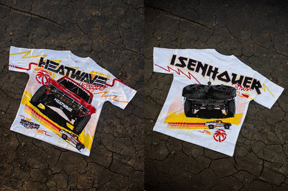 Heat Wave ISENHOUER Racing T-Shirt WHITE