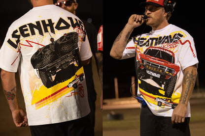 Heat Wave ISENHOUER Racing T-Shirt WHITE