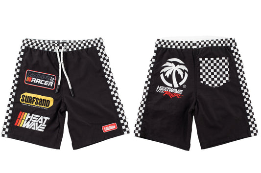 Little Trouble X Heat Wave Kids Boardies
