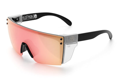 Lazer Face Sunglasses: Rose Gold Z.87