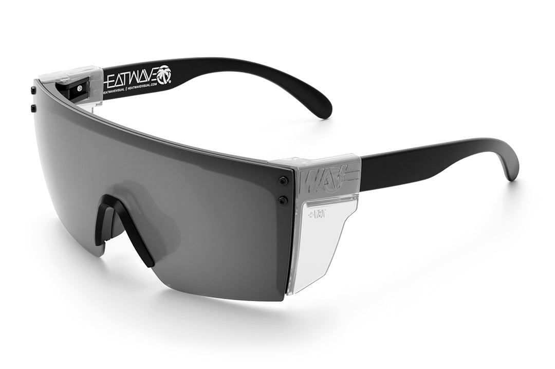 Lazer Face Sunglasses: Silver Z87