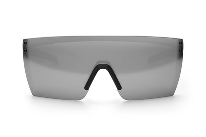 Performance XL Lazer Face Sunglasses: Silver Z87+
