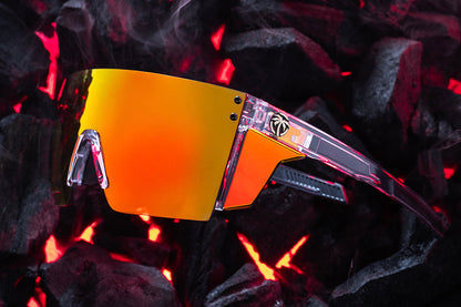 Performance Lazer Face Sunglasses: Vapor Clear Frame Sunblast Lens Z87+