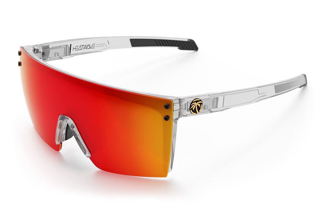 Performance Lazer Face Sunglasses: Vapor Clear Frame Sunblast Lens Z87+