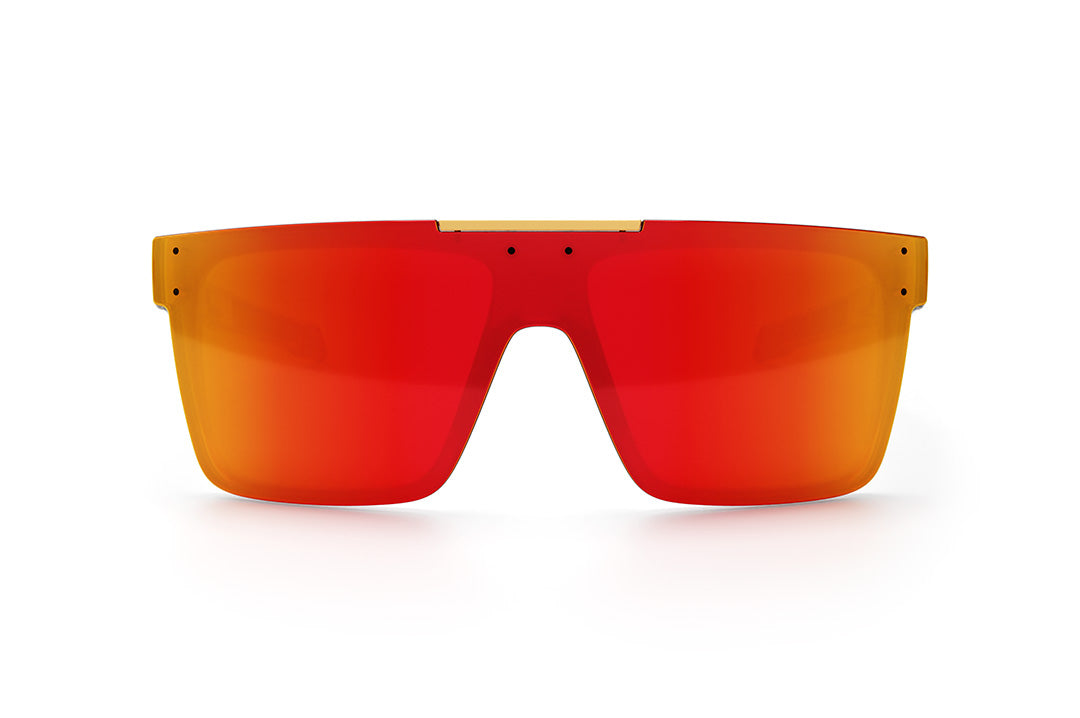 Performance Quatro Sunglasses: Vapor Clear Frame Sunblast Lens Z87+