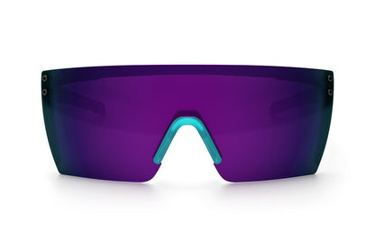 Performance XL Lazer Face Sunglasses: Aqua Frost Z87+