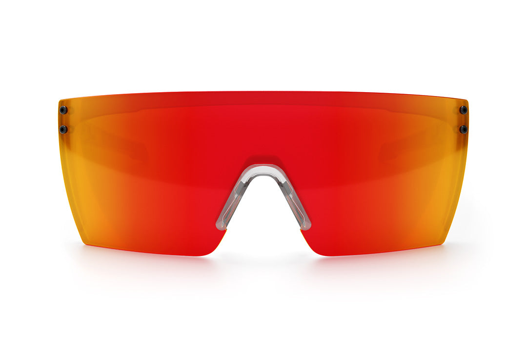 Performance XL Lazer Face Sunglasses: Vapor Clear Frame Sunblast Lens Z87+