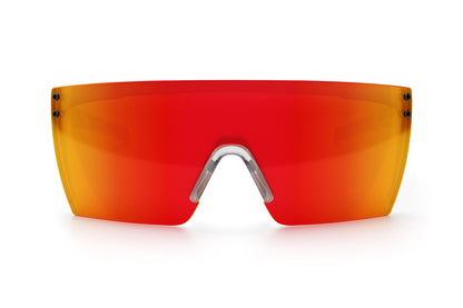 Performance XL Lazer Face Sunglasses: Vapor Clear Frame Sunblast Lens Z87+