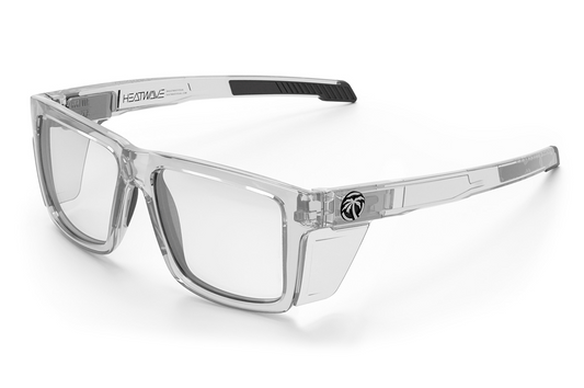 Performance Vise Sunglasses: VAPOR CLEAR Frame Photochromic Lens Z87+