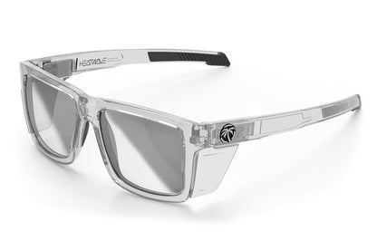 Performance Vise Sunglasses: VAPOR CLEAR Frame Photochromic Lens Z87+