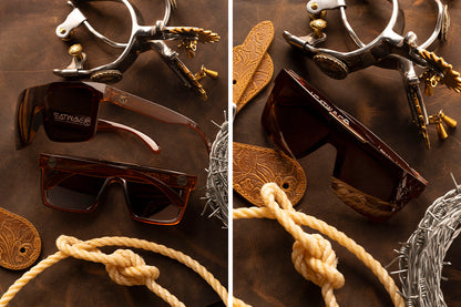 Quatro Sunglasses: Saddle Z87