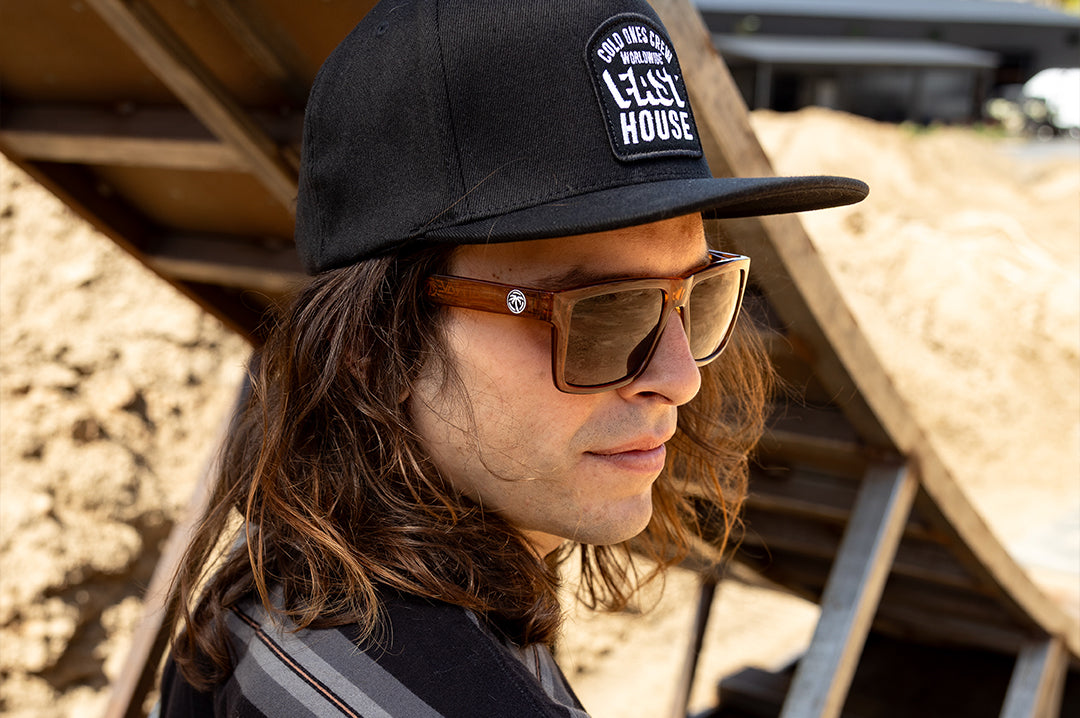 VISE Sunglasses: Saddle Z87