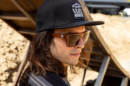 VISE Sunglasses: Saddle Z87