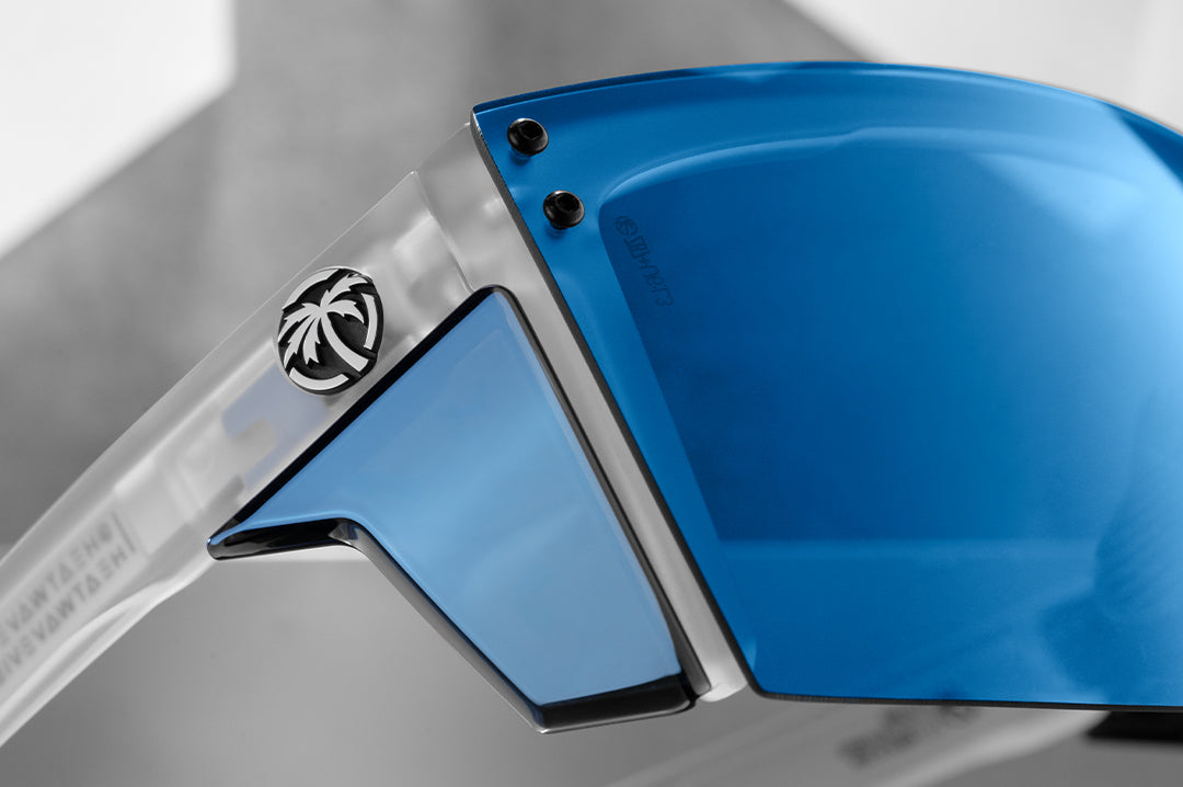 Performance Lazer Face Sunglasses: Vapor Frost Frame Coastal Lens Z87+
