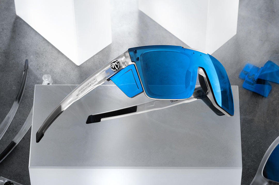 Performance Quatro Sunglasses: Vapor Frost Frame Coastal Lens Z87+