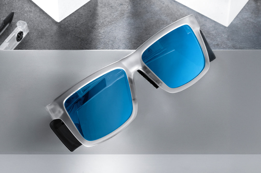 Performance Vise Sunglasses: Vapor Frost Frame Coastal Lens Z87+