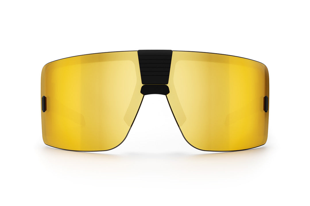 Vector Sunglasses: Side Stripe Red Customs Z87+