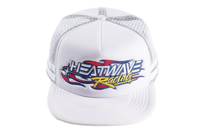 Heat Wave Y2K Racing Hat - White