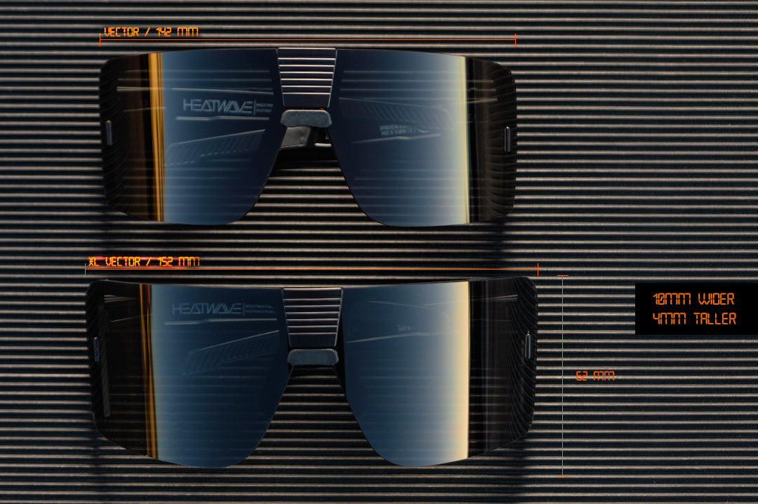 XL Vector Sunglasses: Black Z87+