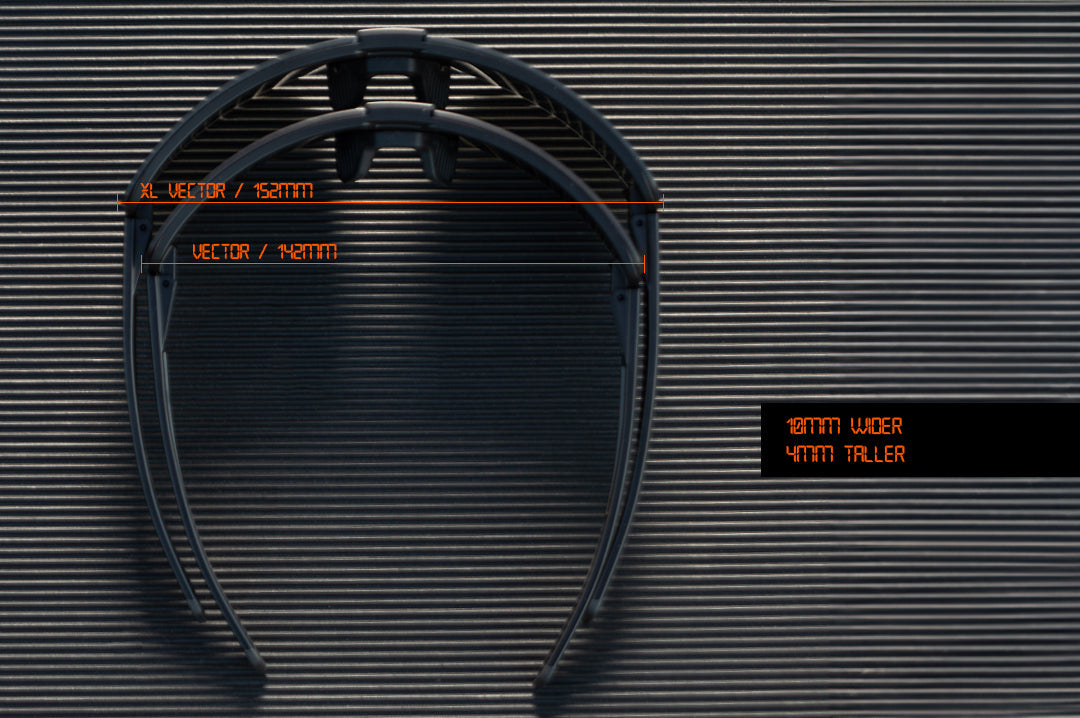 XL Vector Sunglasses: Black Z87+
