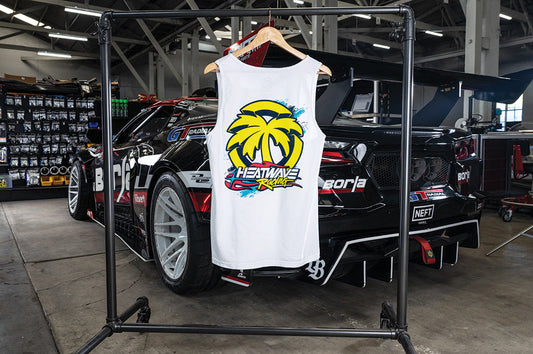 Heat Wave Y2K White Tank Top