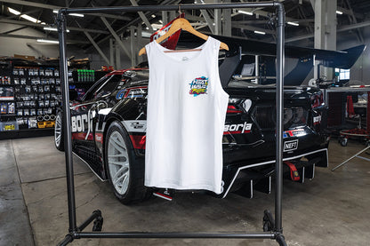 Heat Wave Y2K White Tank Top